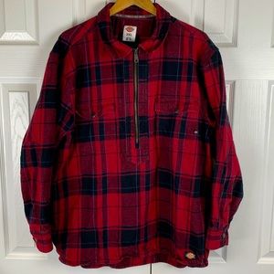 Dickies 1/2 zip Pullover Plaid